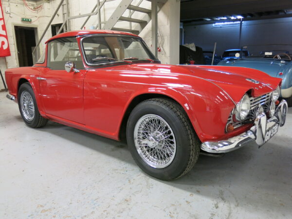 Stunning Triumph TR4 for sale at Bill Rawles Classic Cars